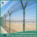 Airport fence with spiral razor barbed wire fence Y post welded airport security fence